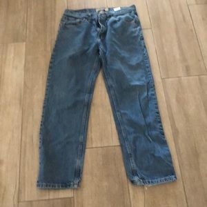 wrangler authentic blue jeans